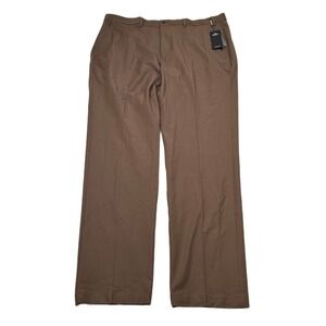 Michael Kors Performance Fall Dress Pants Mens 38x32 Light Brown Classic Fit NEW